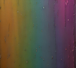 Fototapeta premium Rainbow grunge metal wall texture background, suitable for Halloween theme background, old cracks in cement, dusty old film effect texture, horror concrete imitation facade wall 8k quality, generative