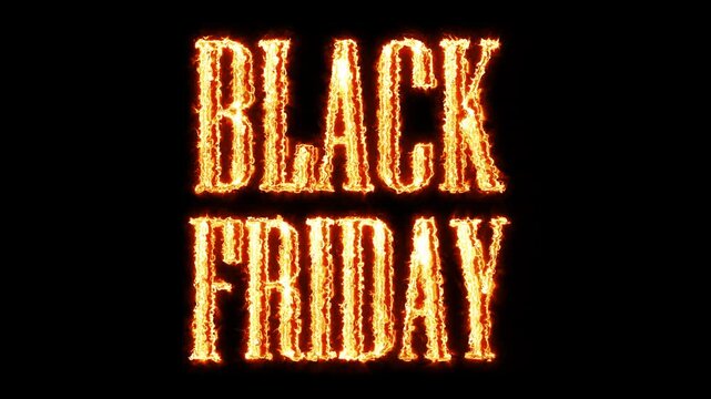 Black Friday neon text animation Kryptonite