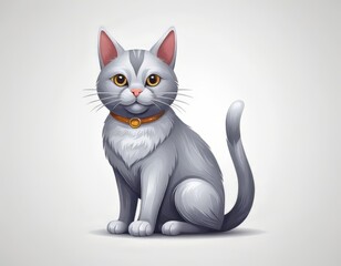 Obraz premium ilustración de gato