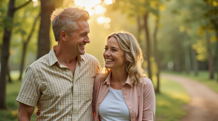 Fototapeta premium Bright and Vibrant Lifestyle Photo for Healthy Living, Family Moment, and Outdoor Enjoyment