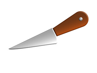 knife icon 3d vector illustration isolated on white