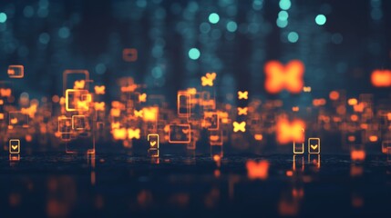 A post with a highlighted hashtag receiving rapid likes and shares symbolizing popular hashtags and viral participation
