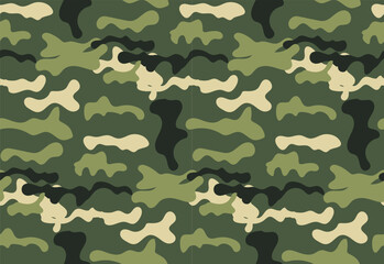 Fototapeta premium military seamless pattern