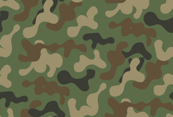 Naklejka premium camouflage abstract illustration seamless pattern vector textile digitally generated image