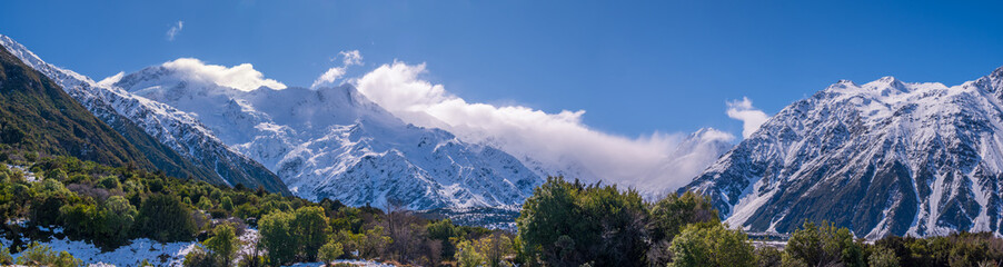 Aoraki Mount Cook National Park Panorama