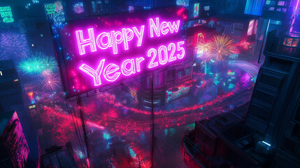 Cyberpunk Dreams 2025: New Year's Neon Symphony in Night City's Electric Heart