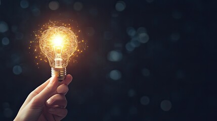 Light Bulb Inspiration Or Idea In Business, Generative AI