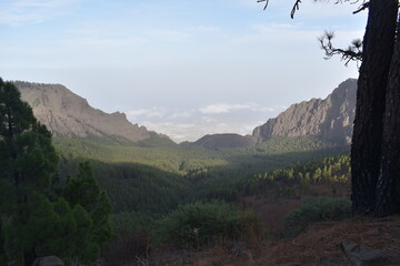 view of the mountains in Tenerife