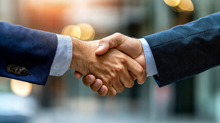 handshake between two businessmen