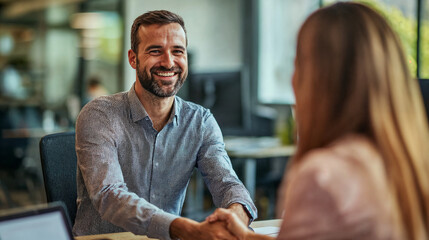 people working together in office in a new start up