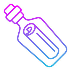 Message In Bottle Icon