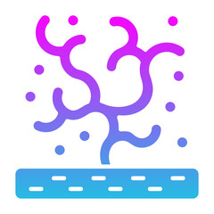 Fototapeta premium Coral Icon