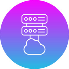 Cloud Server Icon