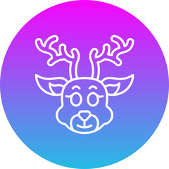 Obraz premium Reindeer Icon