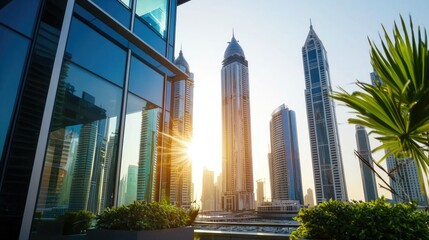 Modern Architecture in MENA Fintech Sector at Sunrise
