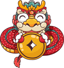 Happy chinese new year elements.