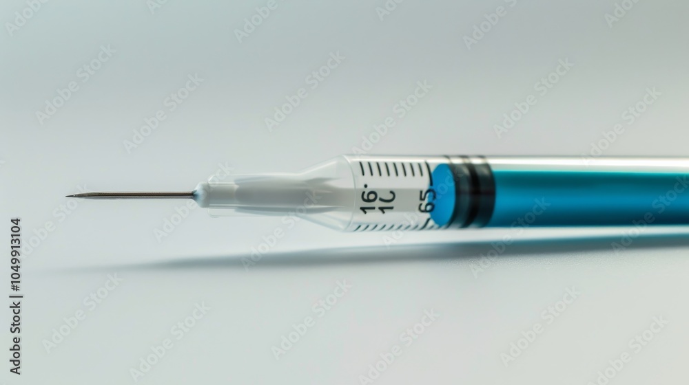 Leinwandbilder A detailed close-up of a digital thermometer displaying a fever reading, set on a bedside table with soft, ambient lighting
