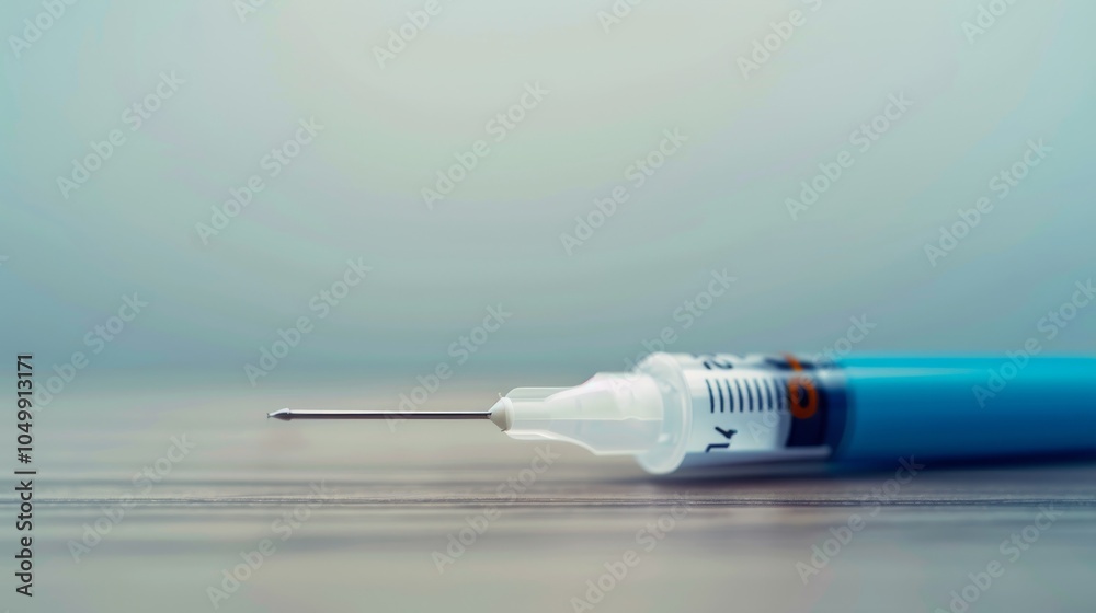 Poster A detailed close-up of a digital thermometer displaying a fever reading, set on a bedside table with soft, ambient lighting