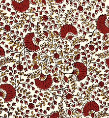 Ajrakh Pattern and block print and batik print Background digital printing textile pattern