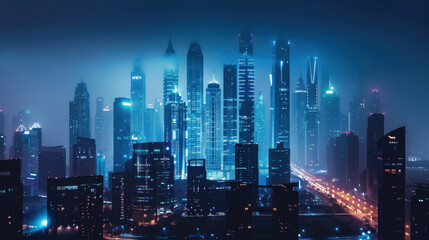Obraz premium future city