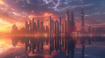 Fototapeta premium future city