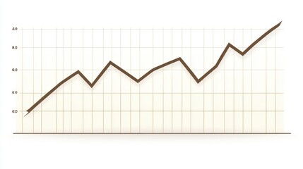 Abstract financial growth chart with rising lines, ideal for illustrating investment potential and business success