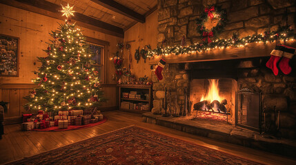 christmas tree in the old town