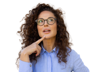 Confident Latina woman with a successful professional presence