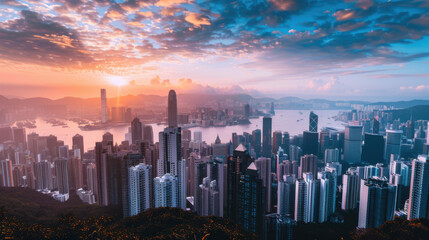 Fototapeta premium surreal future city