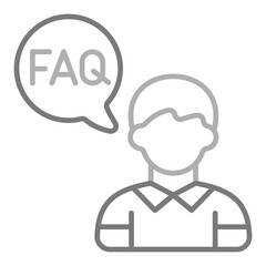 Obraz premium Faq Icon