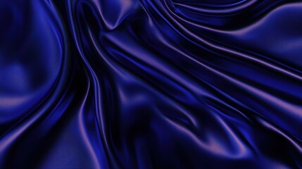 Obraz premium A blue fabric with a shiny texture