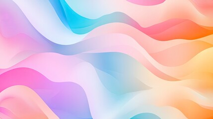 Obraz premium Soft Pastel Abstract Waves for Background Use