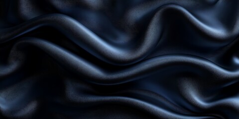 Obraz premium Smooth, dark fabric with elegant, flowing textures.
