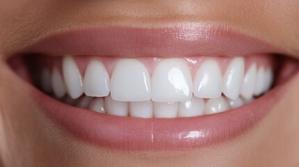 beautiful woman with happy smile showing a before normal teeth and after of super white and shiny yet natural teeth 