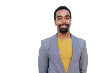 Focused young professional ready for business