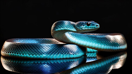 close up of a snake
