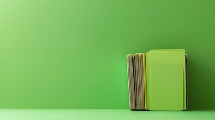 A minimalist image of a file isolated against a solid green background. The smooth, sharp lines of the file contrast with the vibrant green, emphasizing simplicity and focus. 