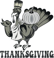 Best Thanksgiving Turkey Graphic T Shirt Design