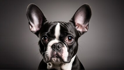 Fototapeta premium Frenchton. French Bulldog