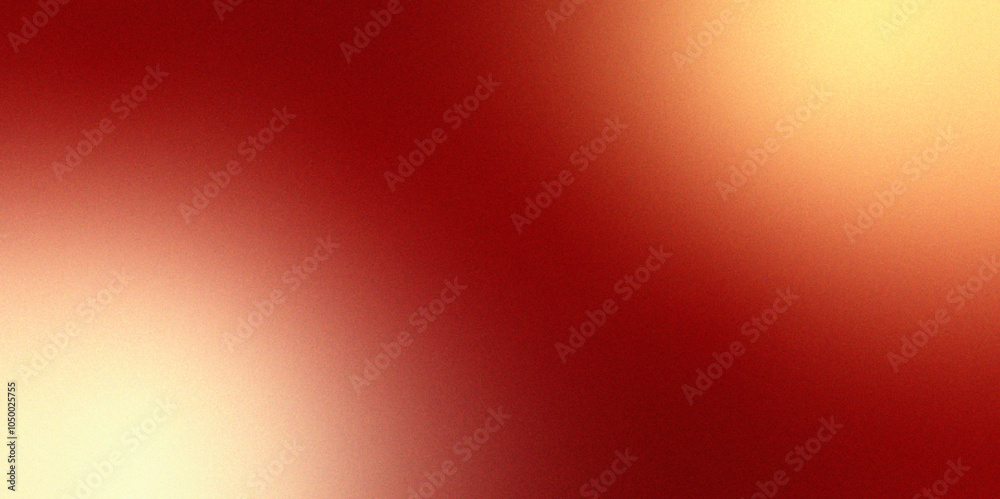 Wall mural abstract red and yellow blurred burned gradient noise texture background. abstract noise background 