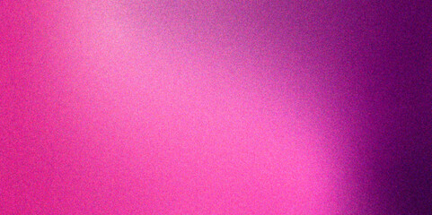 Abstract background blending gradient form bold magenta to soft lavender with noise texture. Gradient pink, magenta abstract banner background. Blurred color gradient purple, grainy color gradient art