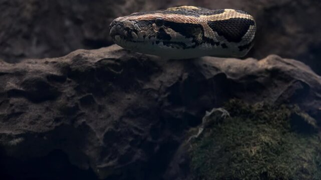 The ball python (Python regius), also called the royal python, is a python species native to West and Central Africa, where it lives in grasslands, shrublands and open forests