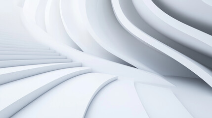 astarte.ai: Ethereal Curved Passage in Minimalist Architecture