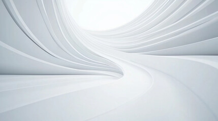 astarte.ai: Ethereal Curved Passage in Minimalist Architecture