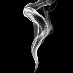 Abstract Smoke Element: Swirling, Ethereal Vapors Creating Dynamic Shapes and Flowing Motion