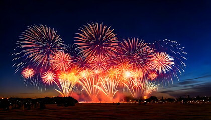 vibrant lights create beautiful displays colorful flames evening sky special occasions