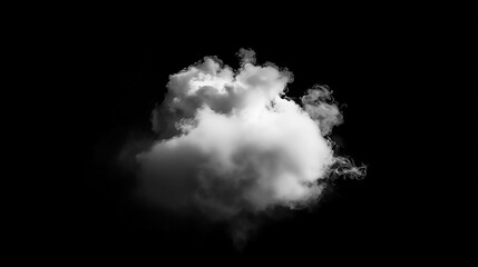 Abstract Smoke Element: Swirling, Ethereal Vapors Creating Dynamic Shapes and Flowing Motion