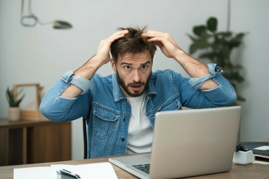 Asian woman work from home during corona virus covid-19 out break use laptop for teleconference with her teamates.. Beautiful simple AI generated image