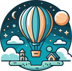 Airship AI illustraion.