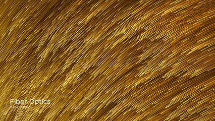 Fiber optic network lines perspective background. Line waveform moving forward Internet technology. Optic fiber and incandescence curve twirl. 